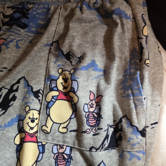 Disney Gray Winnie the Pooh Pajama Pants - Picture 3 of 5